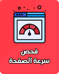 فحص سرعة الصفحة